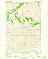 Elberton 1964 topographic map thumbnail