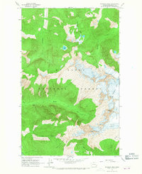 Eldorado Peak 1963 topographic map thumbnail