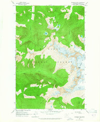 Eldorado Peak 1963 topographic map thumbnail