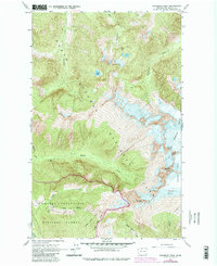 Eldorado Peak 1963 topographic map thumbnail