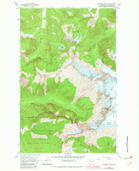 Eldorado Peak 1963 topographic map thumbnail