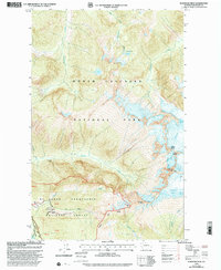 Eldorado Peak 1999 topographic map thumbnail