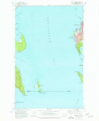 Eliza Island 1977 topographic map thumbnail