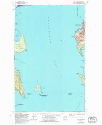 Eliza Island 1977 topographic map thumbnail