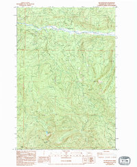 Elk Mountain 1983 topographic map thumbnail