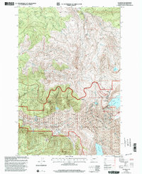 Elk Rock 1998 topographic map thumbnail
