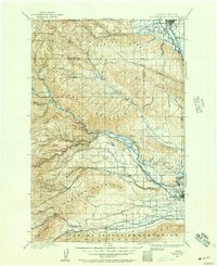 Ellensburg 1899 topographic map thumbnail