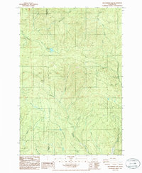 Elochoman Lake 1986 topographic map thumbnail
