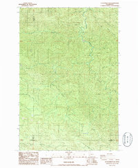 Elochoman Pass 1986 topographic map thumbnail