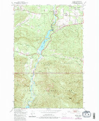Elwha 1950 topographic map thumbnail