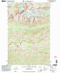 Enchantment Lakes 2003 topographic map thumbnail