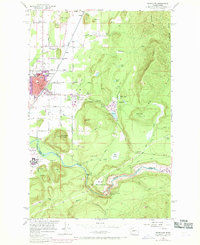 Enumclaw 1956 topographic map thumbnail