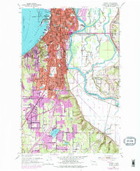 Everett 1953 topographic map thumbnail