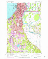 Everett 1953 topographic map thumbnail
