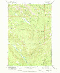 Fairview Ridge 1970 topographic map thumbnail