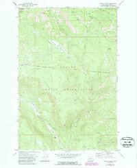 Fairview Ridge 1970 topographic map thumbnail