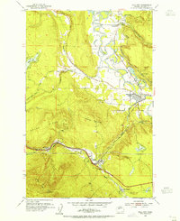 Fall City 1953 topographic map thumbnail