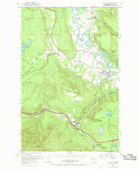 Fall City 1953 topographic map thumbnail
