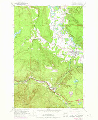 Fall City 1953 topographic map thumbnail