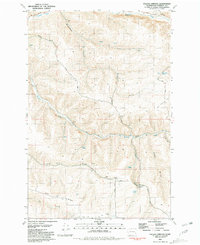 Falling Springs 1981 topographic map thumbnail
