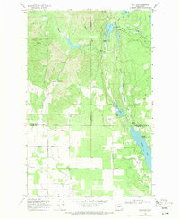 Fan Lake 1968 topographic map thumbnail