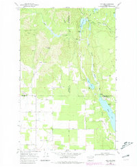 Fan Lake 1968 topographic map thumbnail