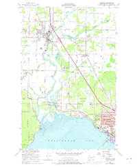 Ferndale 1952 topographic map thumbnail