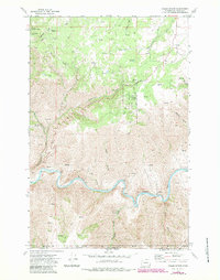 Fields Spring 1971 topographic map thumbnail