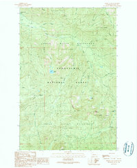 Findley Lake 1989 topographic map thumbnail