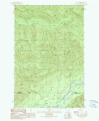 Finley Creek 1990 topographic map thumbnail