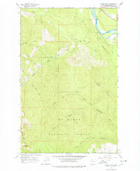 Finney Peak 1966 topographic map thumbnail