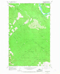 Finney Peak 1966 topographic map thumbnail
