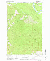 Finney Peak 1966 topographic map thumbnail
