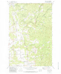 Foothills 1973 topographic map thumbnail
