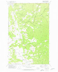 Foothills 1973 topographic map thumbnail