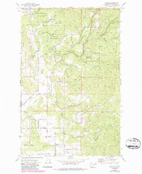 Foothills 1973 topographic map preview