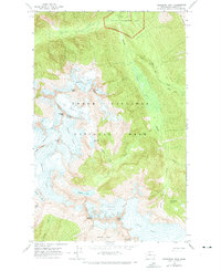 Forbidden Peak 1963 topographic map thumbnail