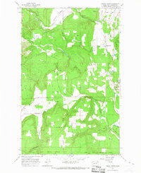 Forest Center 1965 topographic map thumbnail