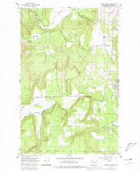 Forest Center 1965 topographic map thumbnail