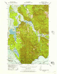 Fort Columbia 1938 topographic map thumbnail