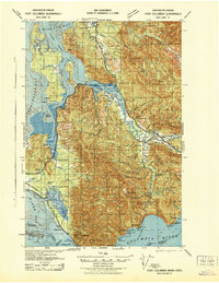 Fort Columbia topographic map thumbnail