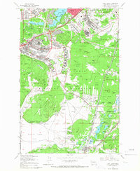 Fort Lewis 1959 topographic map thumbnail