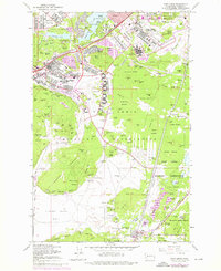 Fort Lewis 1959 topographic map thumbnail