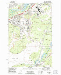 Fort Lewis 1959 topographic map thumbnail