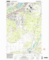 Fort Lewis 1997 topographic map thumbnail
