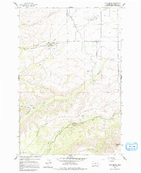 Fort Simcoe 1958 topographic map preview