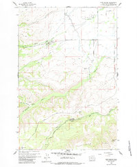 Fort Simcoe 1958 topographic map thumbnail