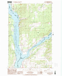 Fort Spokane 1985 topographic map thumbnail