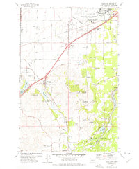 Four Lakes 1973 topographic map thumbnail