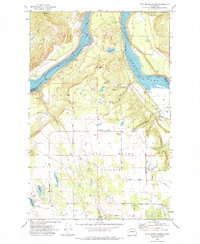 Four Mound Prairie 1973 topographic map thumbnail